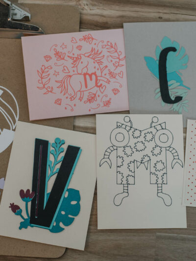 4 Different ways to make monograms using Cricut Design Space