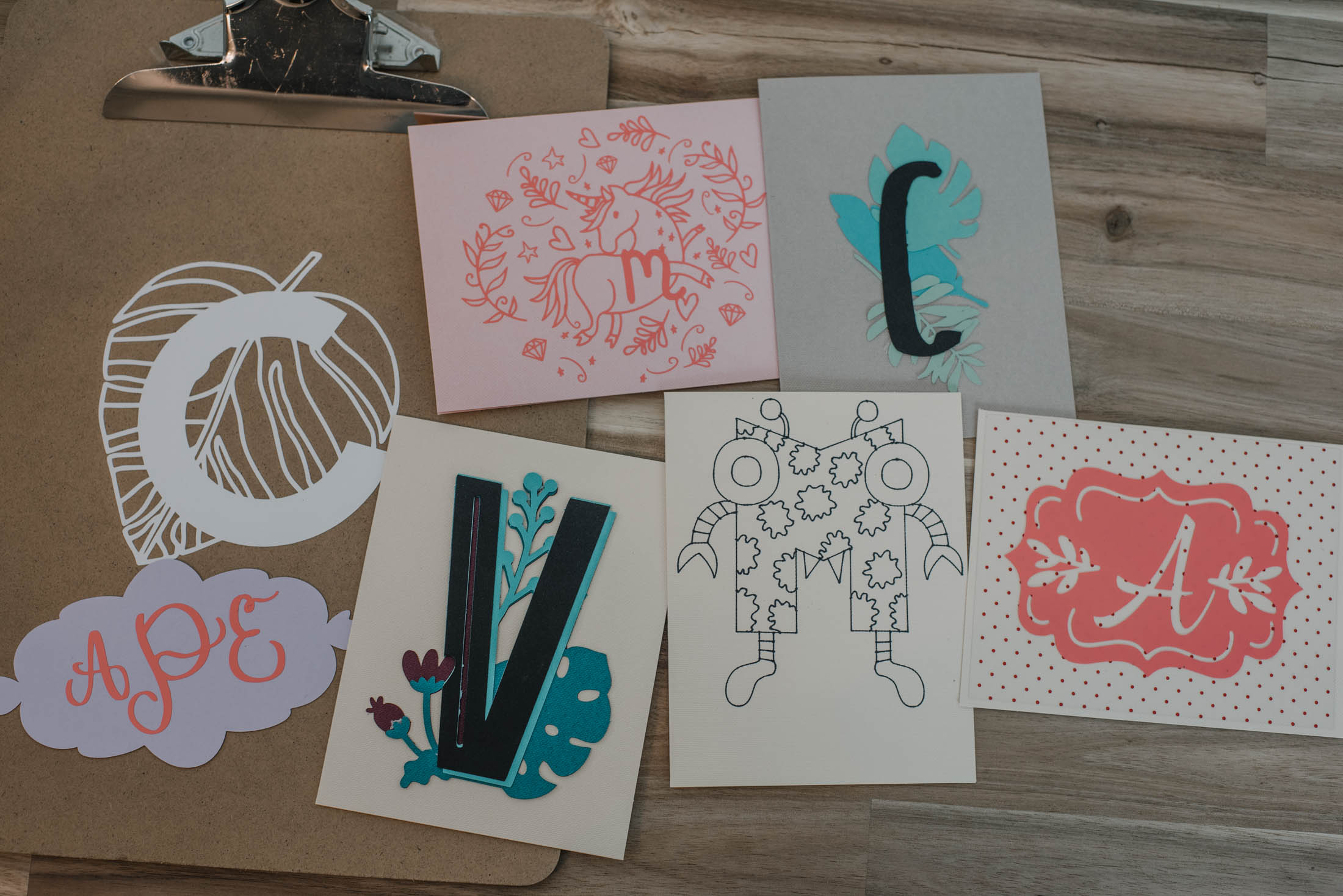 4 Different ways to make monograms using Cricut Design Space