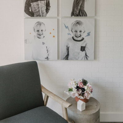 Adding fun color to black and white photos