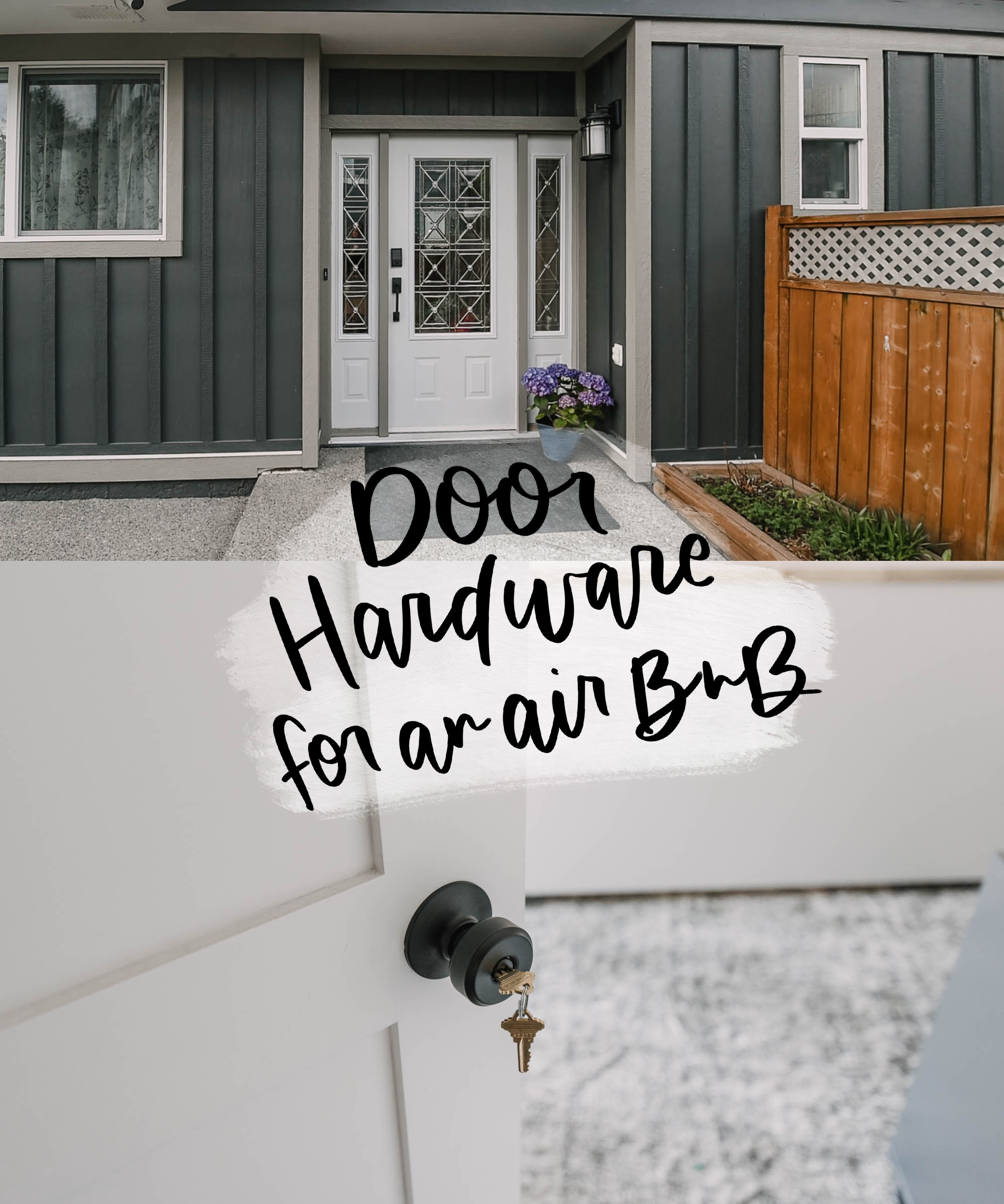 2 Types of Door Hardware for an AirBnb