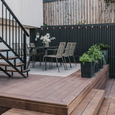 How to stain a pressure treated wood deck