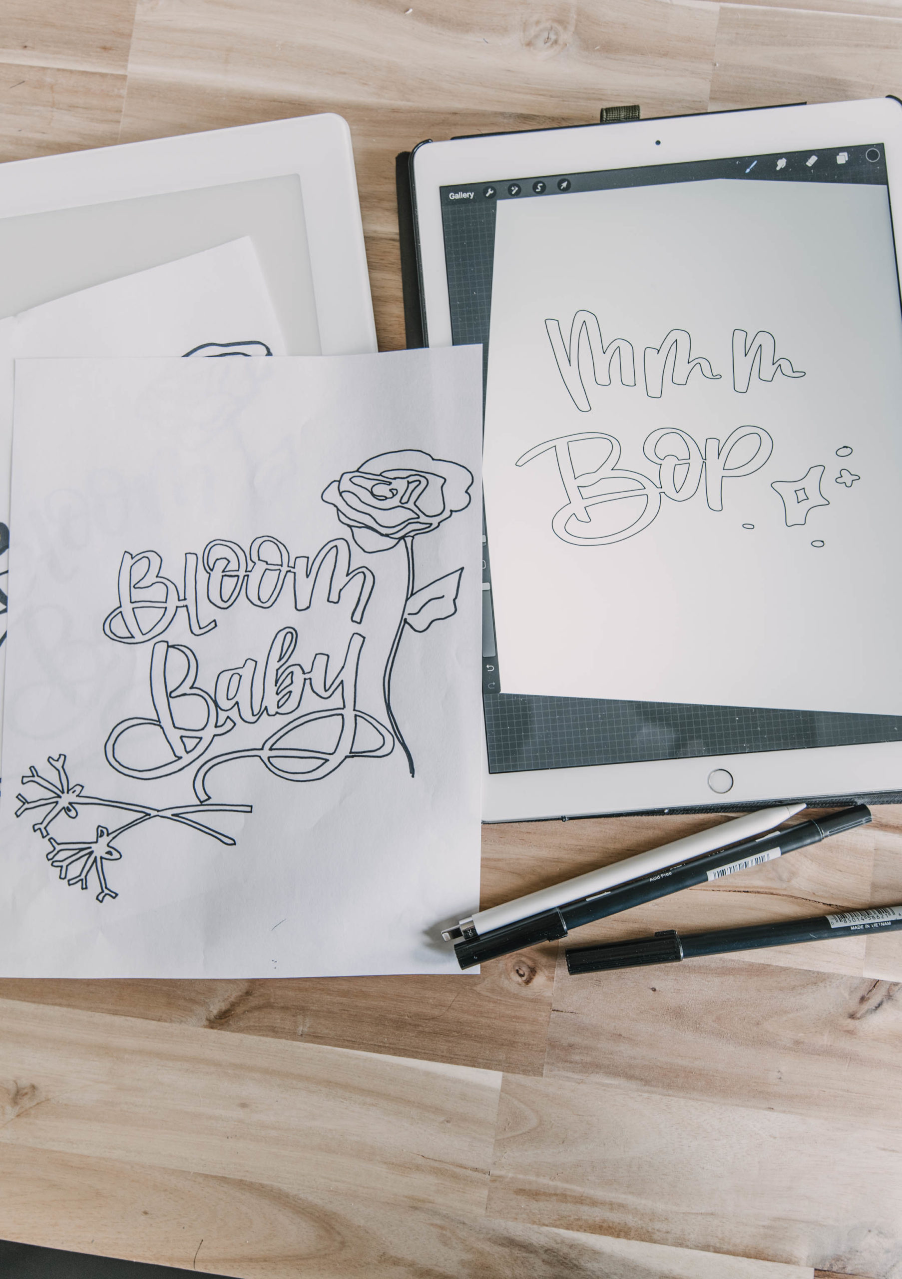 How to make coloring sheets 2 ways