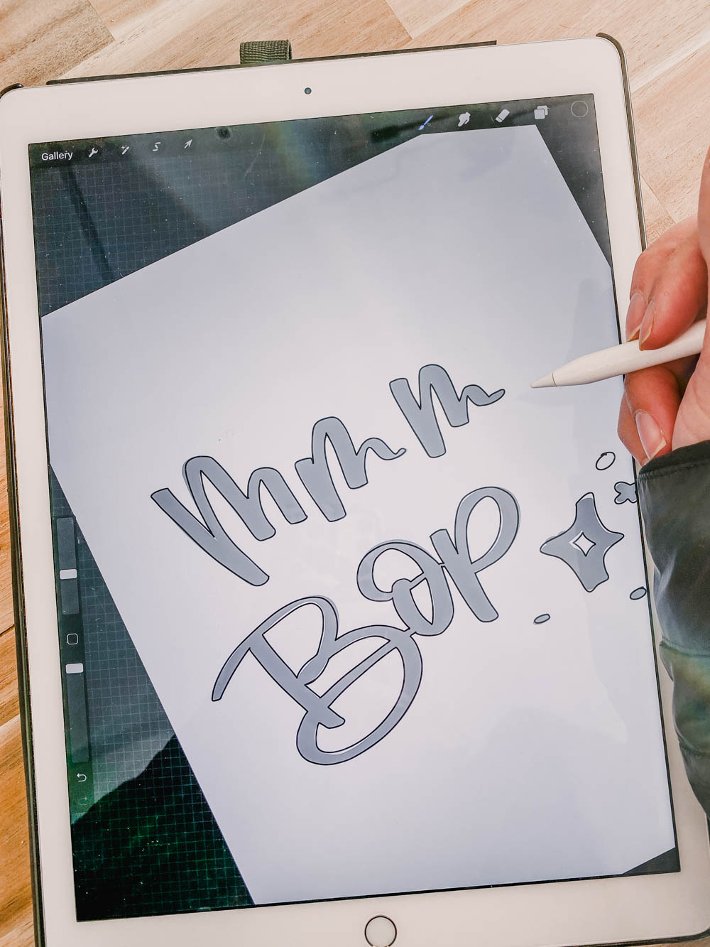 Coloring sheets with procreate