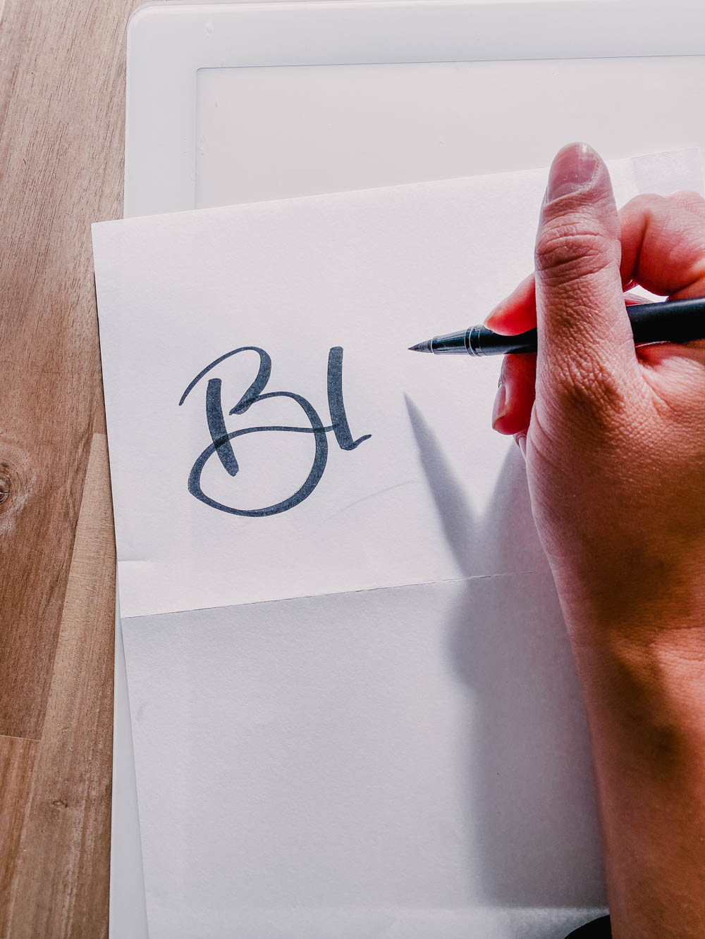 How to make hand lettering coloring sheets