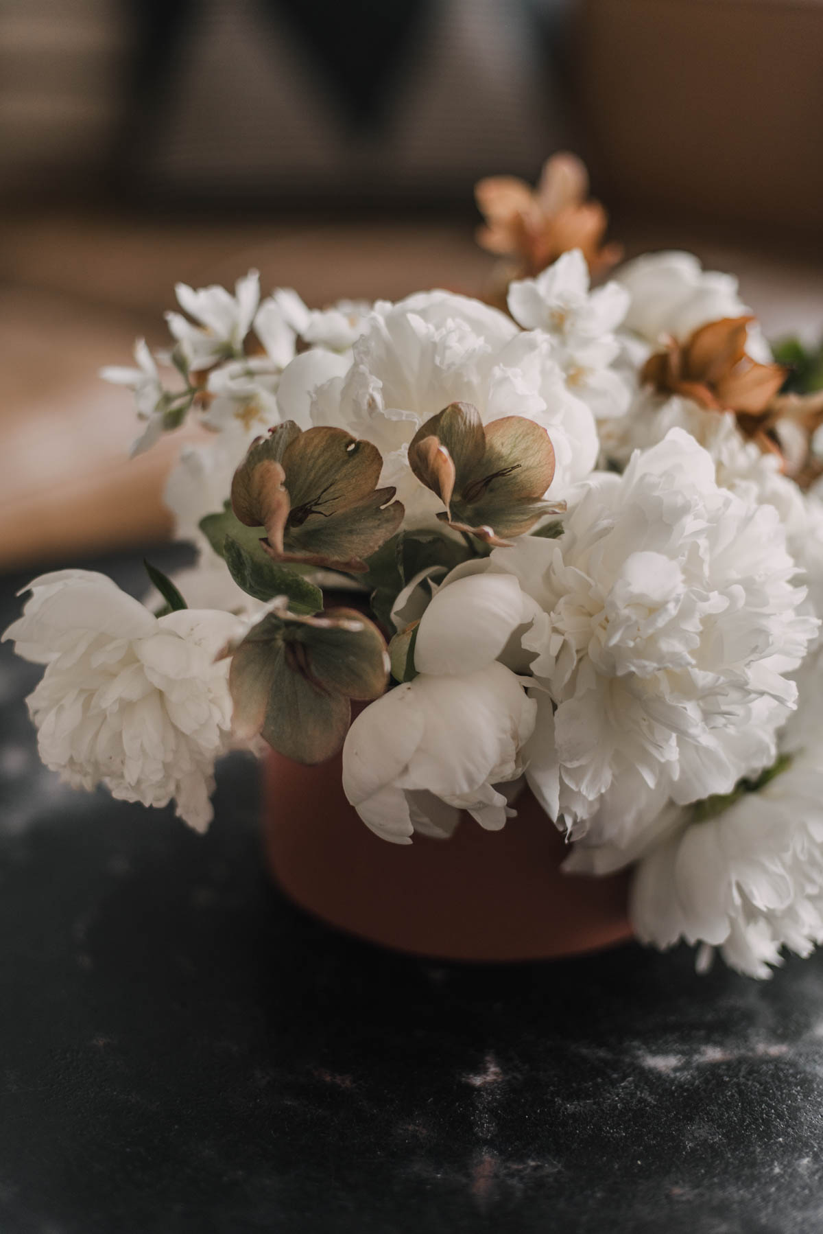 Peonies and Hellebores
