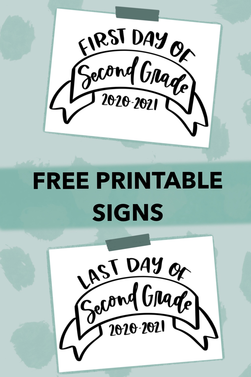 Free Printable Signs for school photos