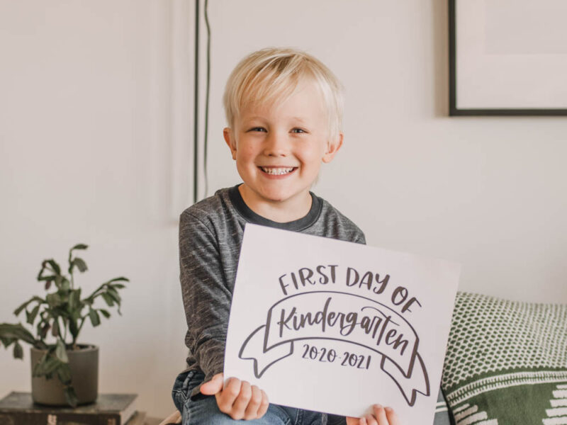Free Printable Signs for First Day of School Photos