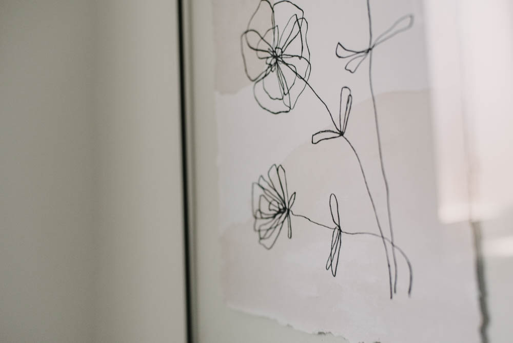 Modern Watercolor and Ink DIY Art