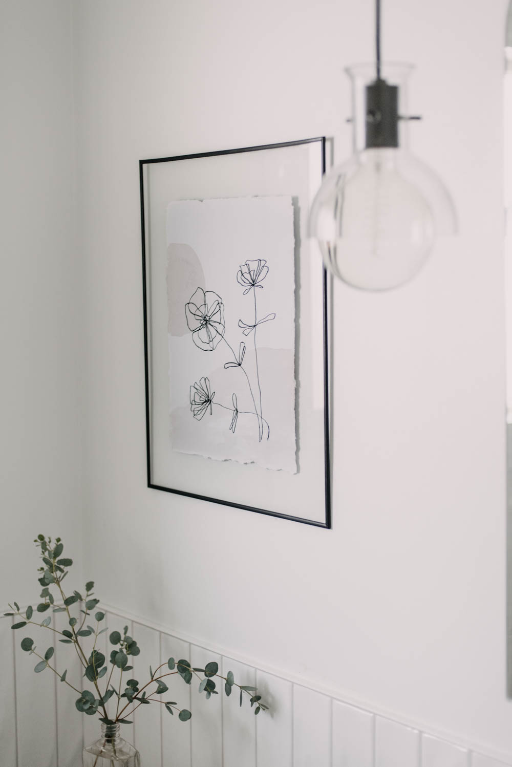 DIY Art over toilet