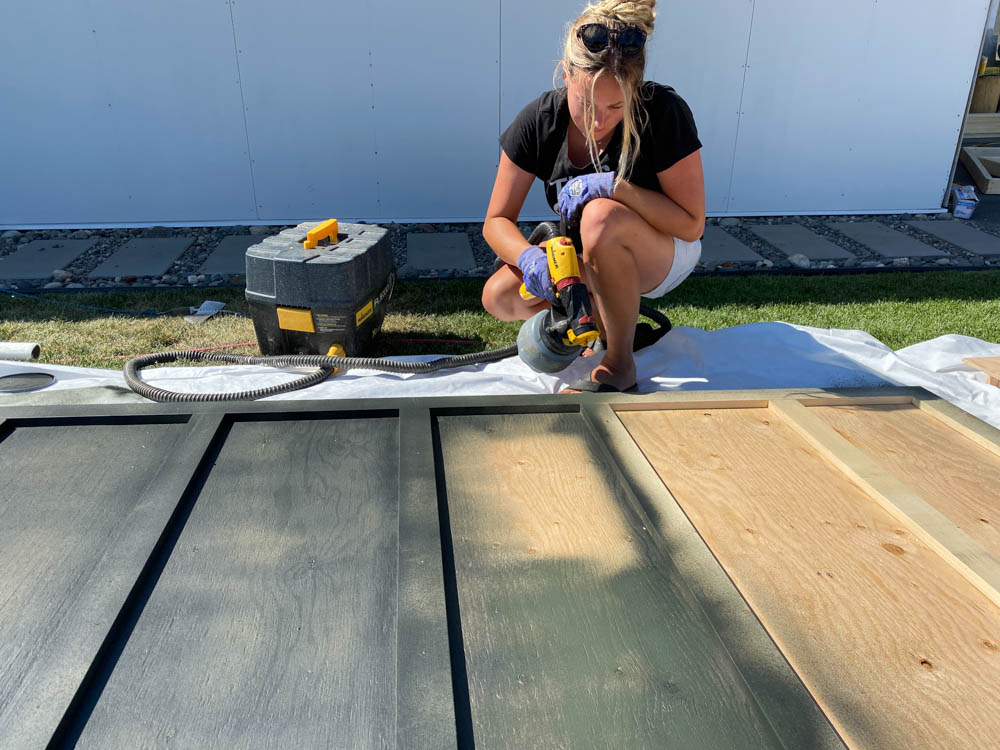 Tips for using solid stain with a paint sprayer