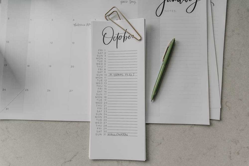 5 Free Printable Calendars for 2021