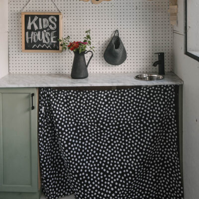 DIY Playhouse Kitchen