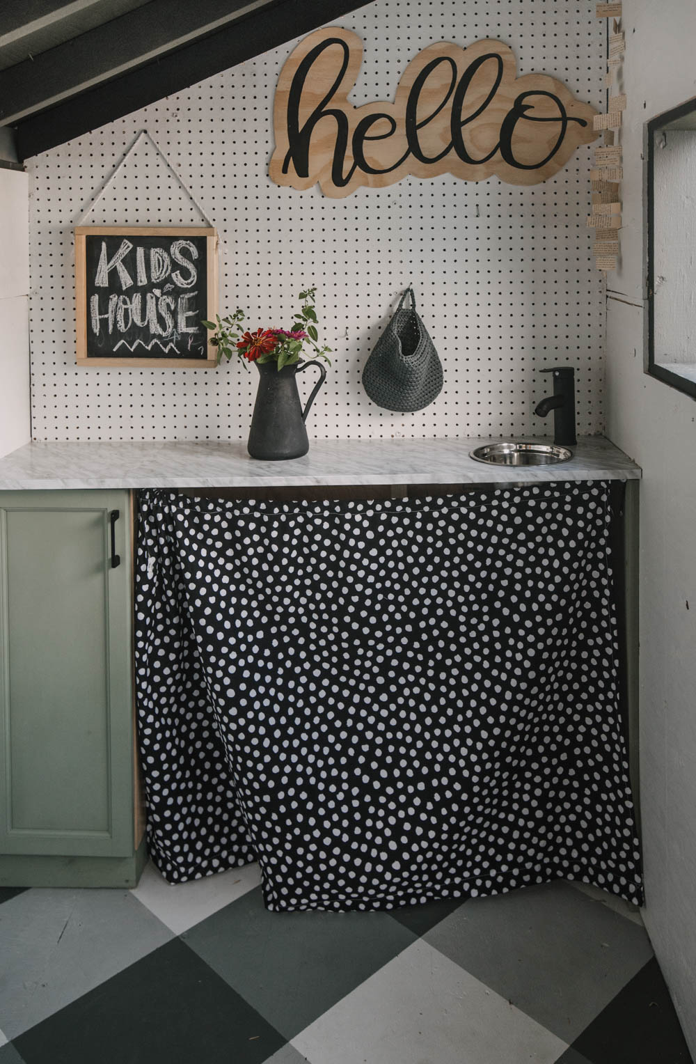 Our Modern Little Playhouse Decor - Lemon Thistle