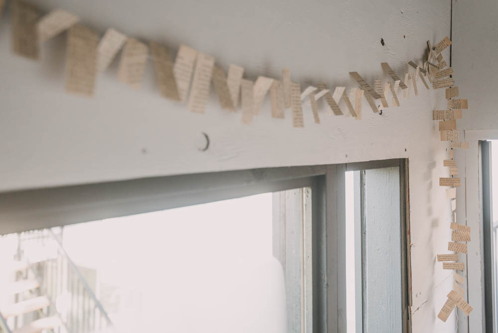 Book Page Garland