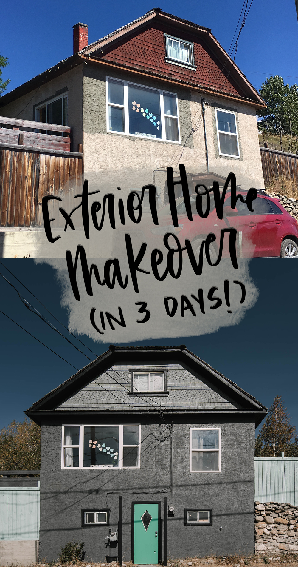 Exterior Home Makeover with Paint
