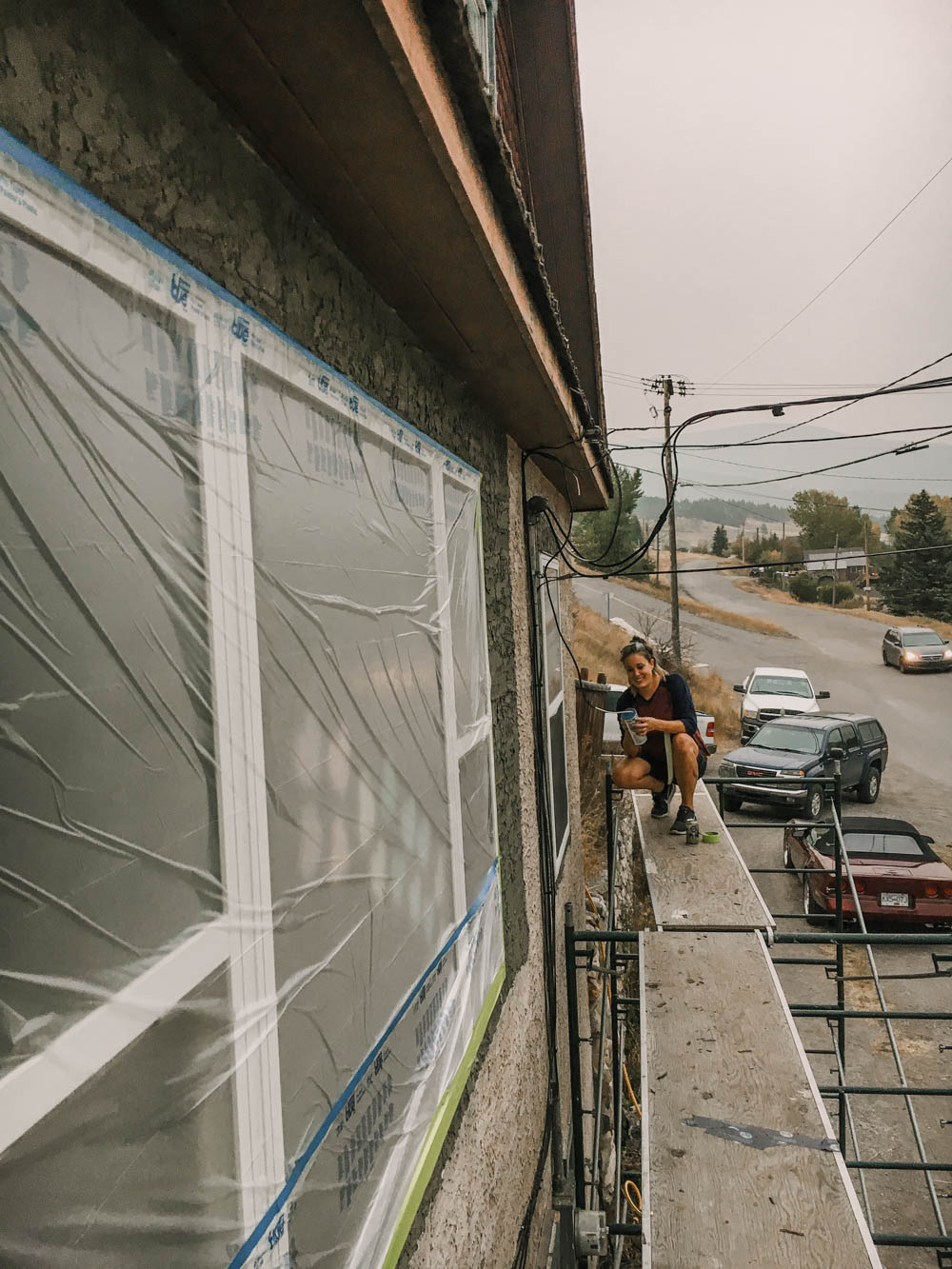 Masking Windows and Doors for painting an exterior