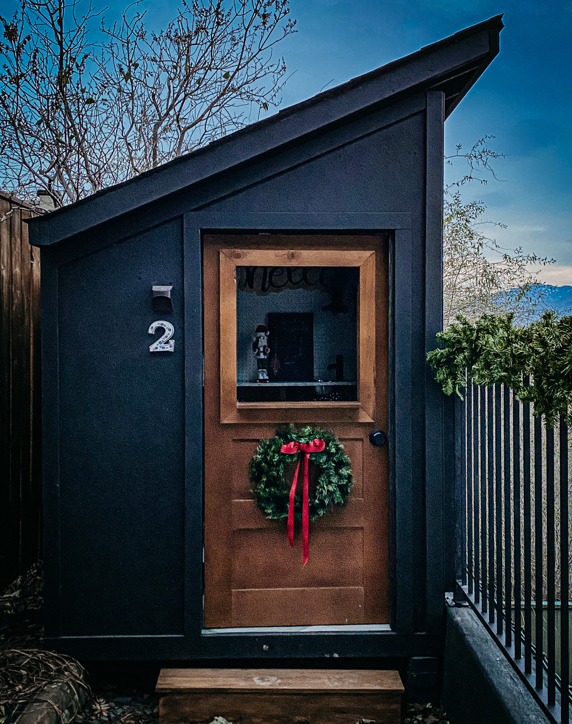 Cute Christmas Decorations for a Kids Playhouse