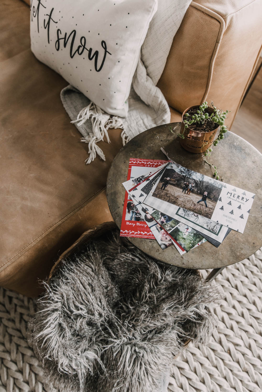 How to display holiday cards
