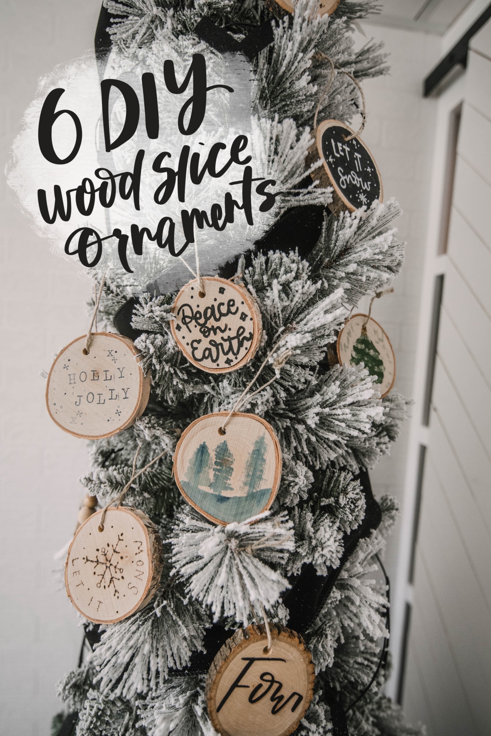 Details about   30Pcs Unfinished Natural Wood Slices Pieces Christmas Tree Ornaments DIY Craft 