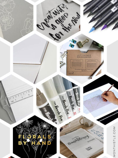 Brush Lettering Gift Guide