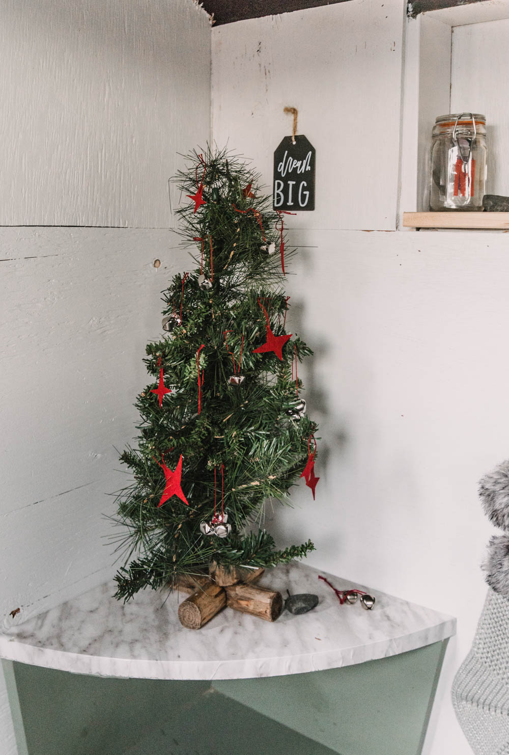 Tiny Christmas Tree for a playhouse