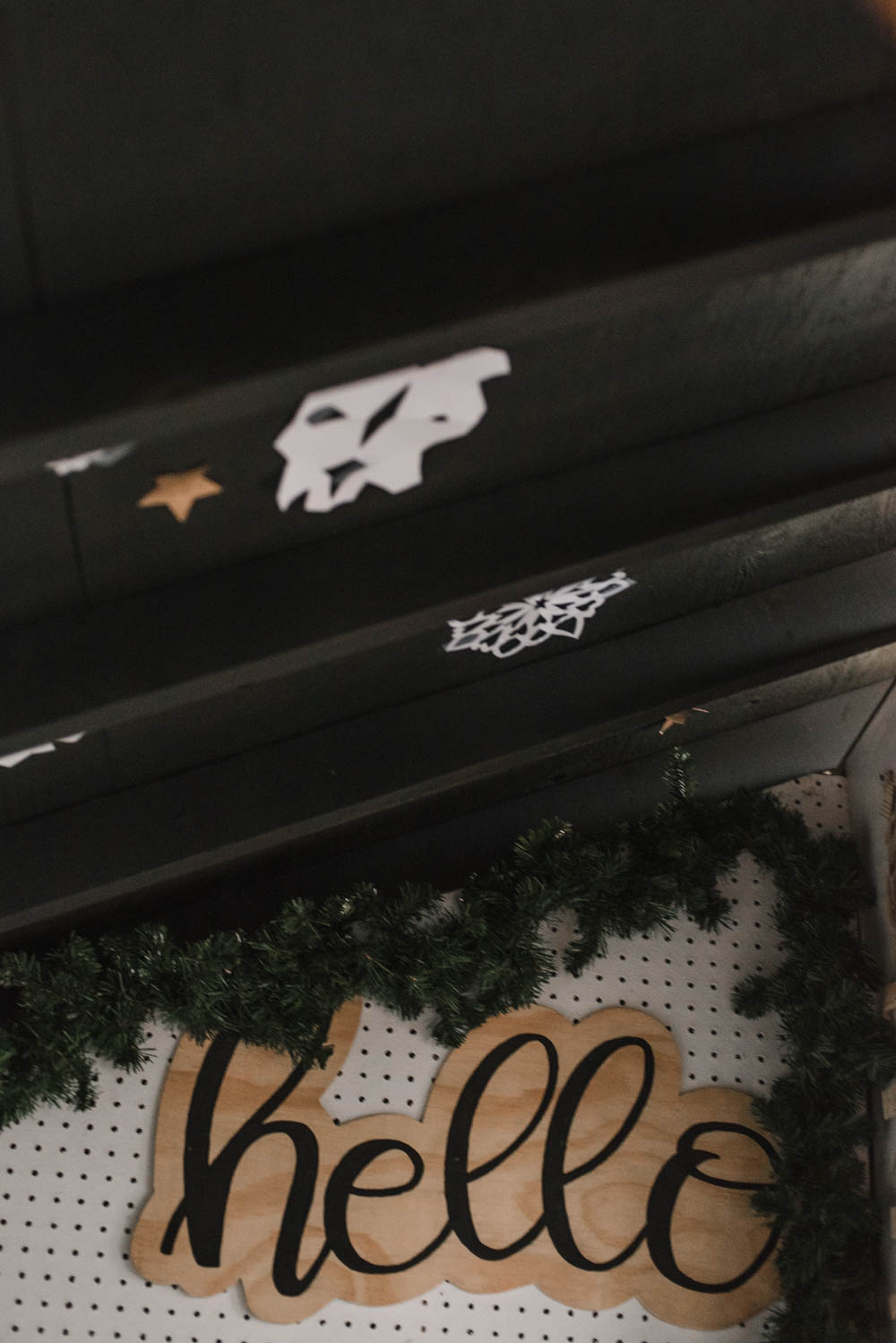 Snowflakes on the rooftop!