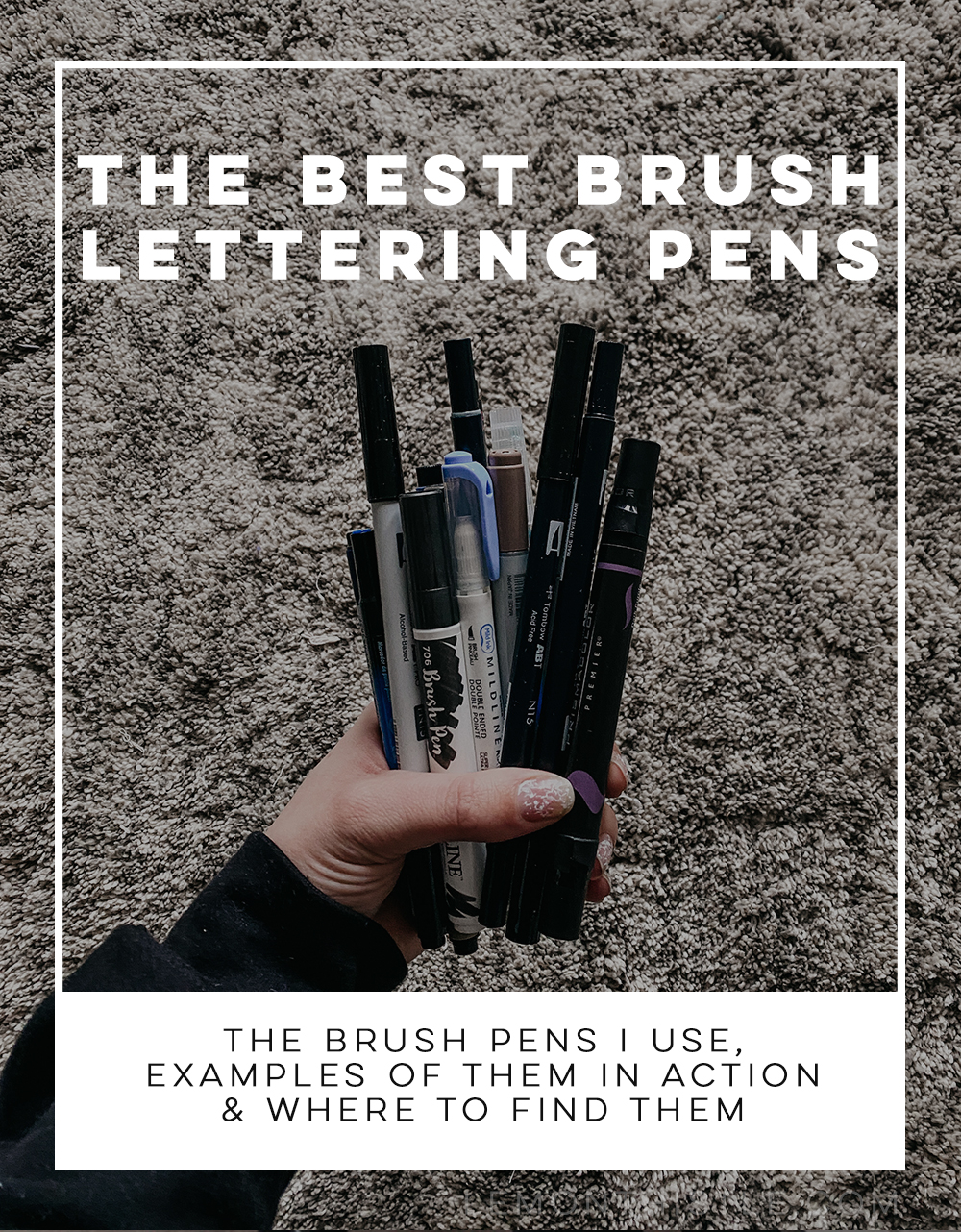 The best brush pens! 