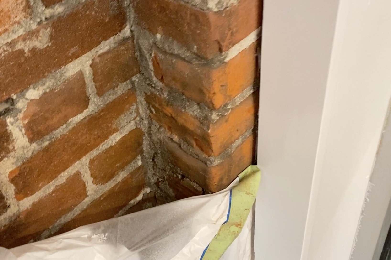 Rough Surface Paint Tape for masking brick