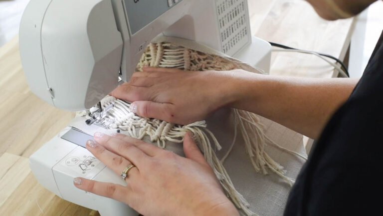 DIY Macrame Stocking - Lemon Thistle