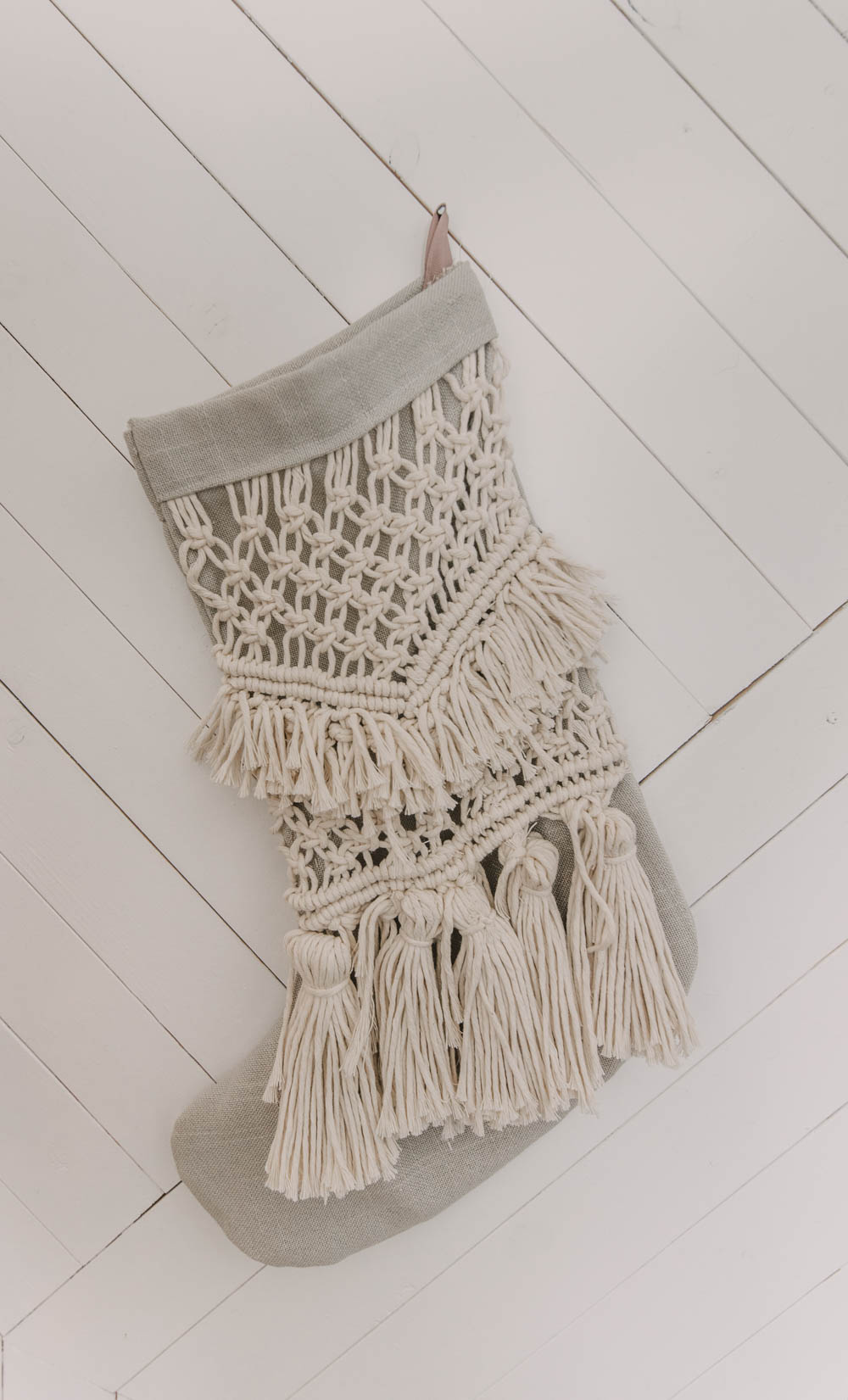 DIY Macrame stocking