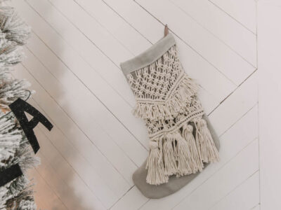 DIY Macrame stocking