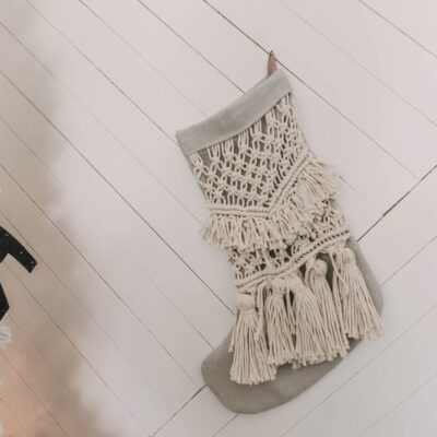 DIY Macrame stocking