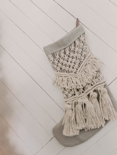 DIY Macrame stocking