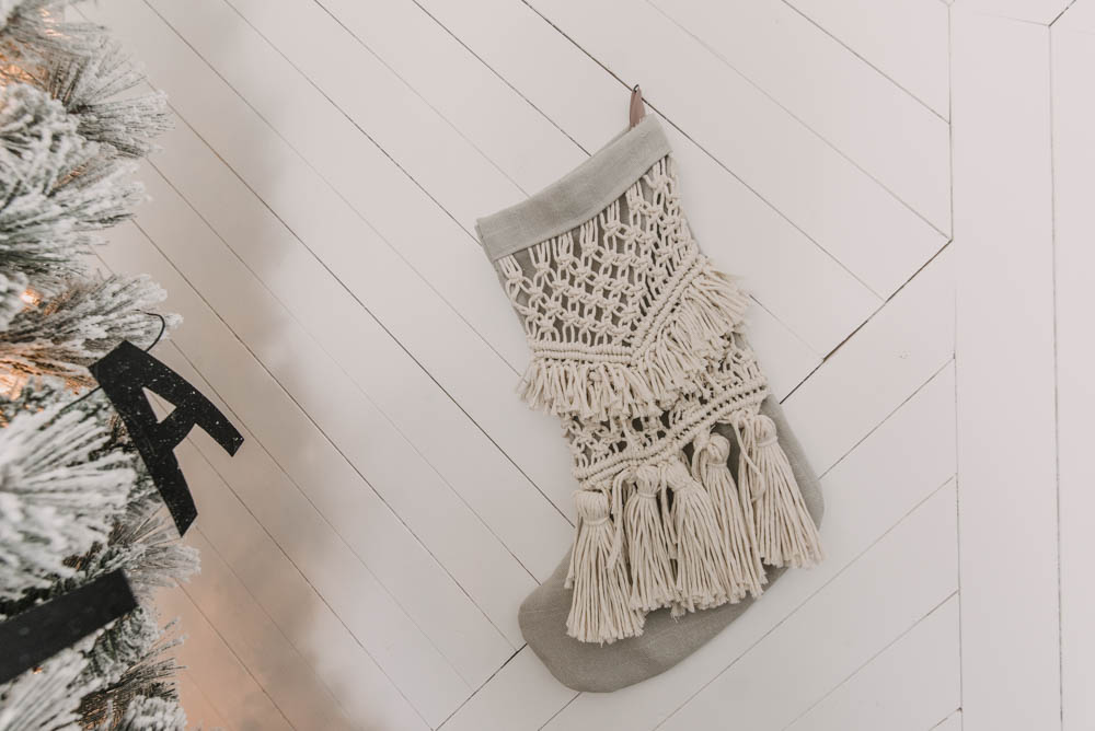 DIY Macrame stocking