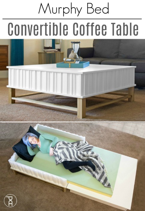 coffee table murphy bed