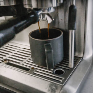 Breville Barista Express in use
