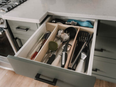 DIY No slide drawer dividers