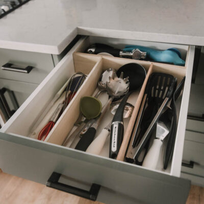 DIY No slide drawer dividers