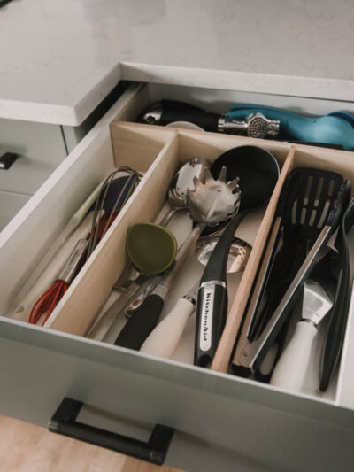 DIY No slide drawer dividers