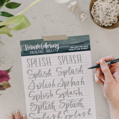 splish splash practice sheet