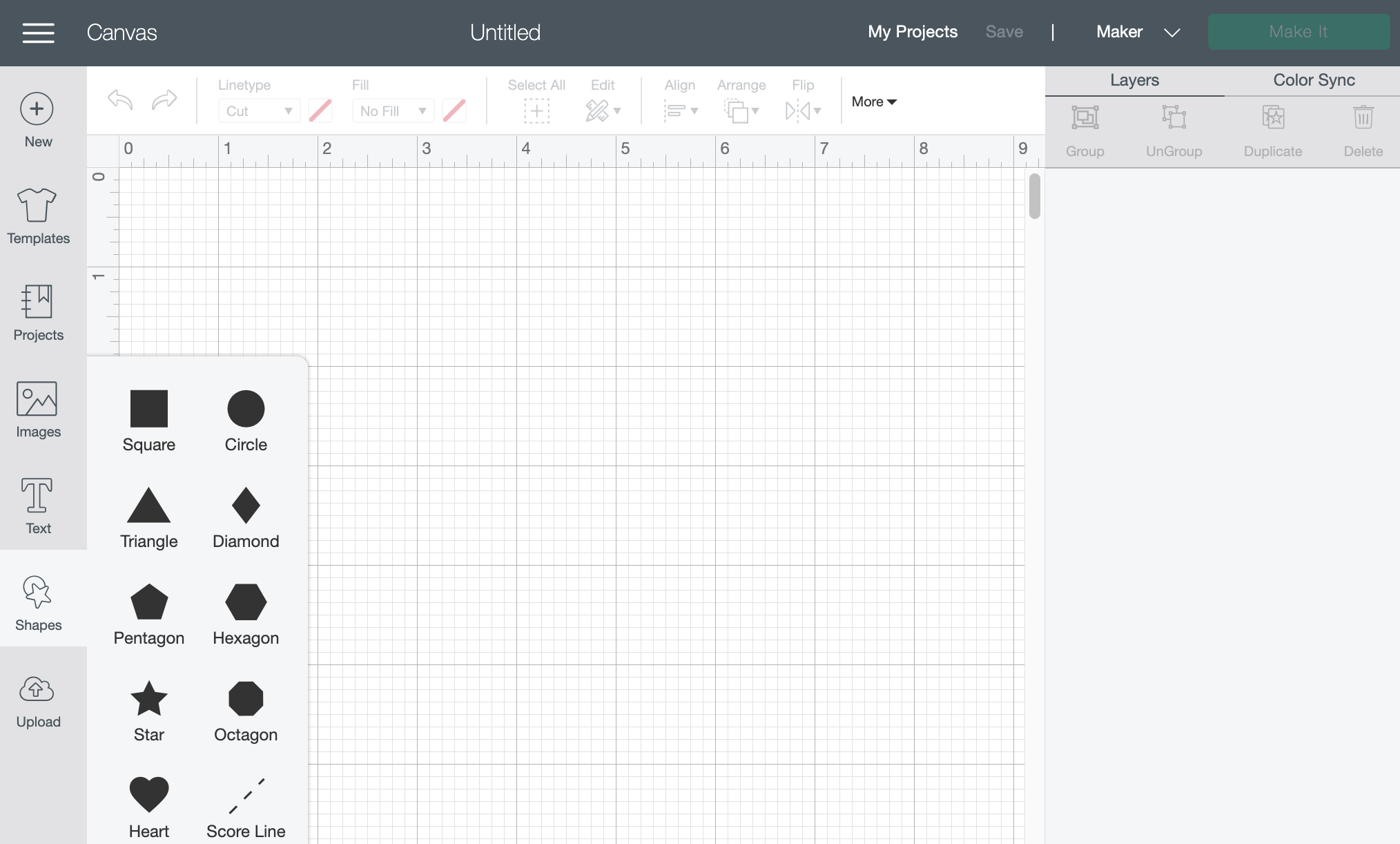 cricut design space screen grab for modern address sign