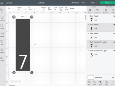 How to use the slice tool for multiple layers