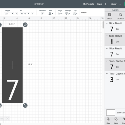 How to use the slice tool for multiple layers