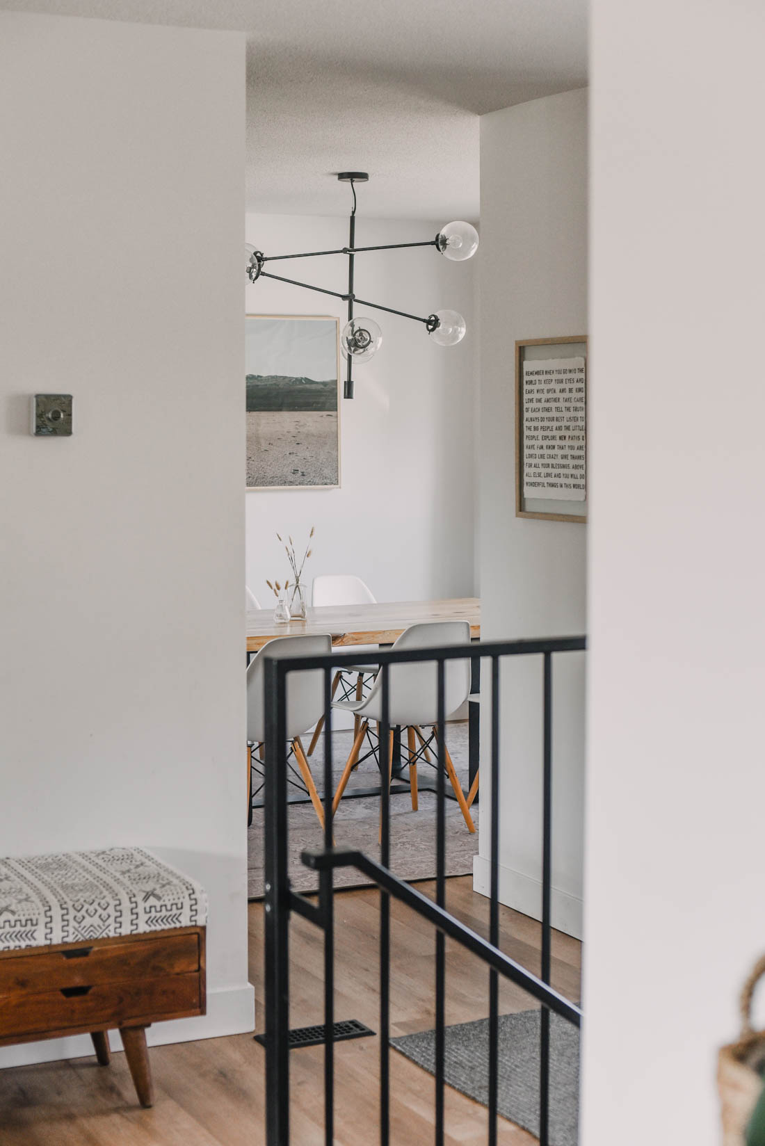 Modern Minimal Spring Decorating