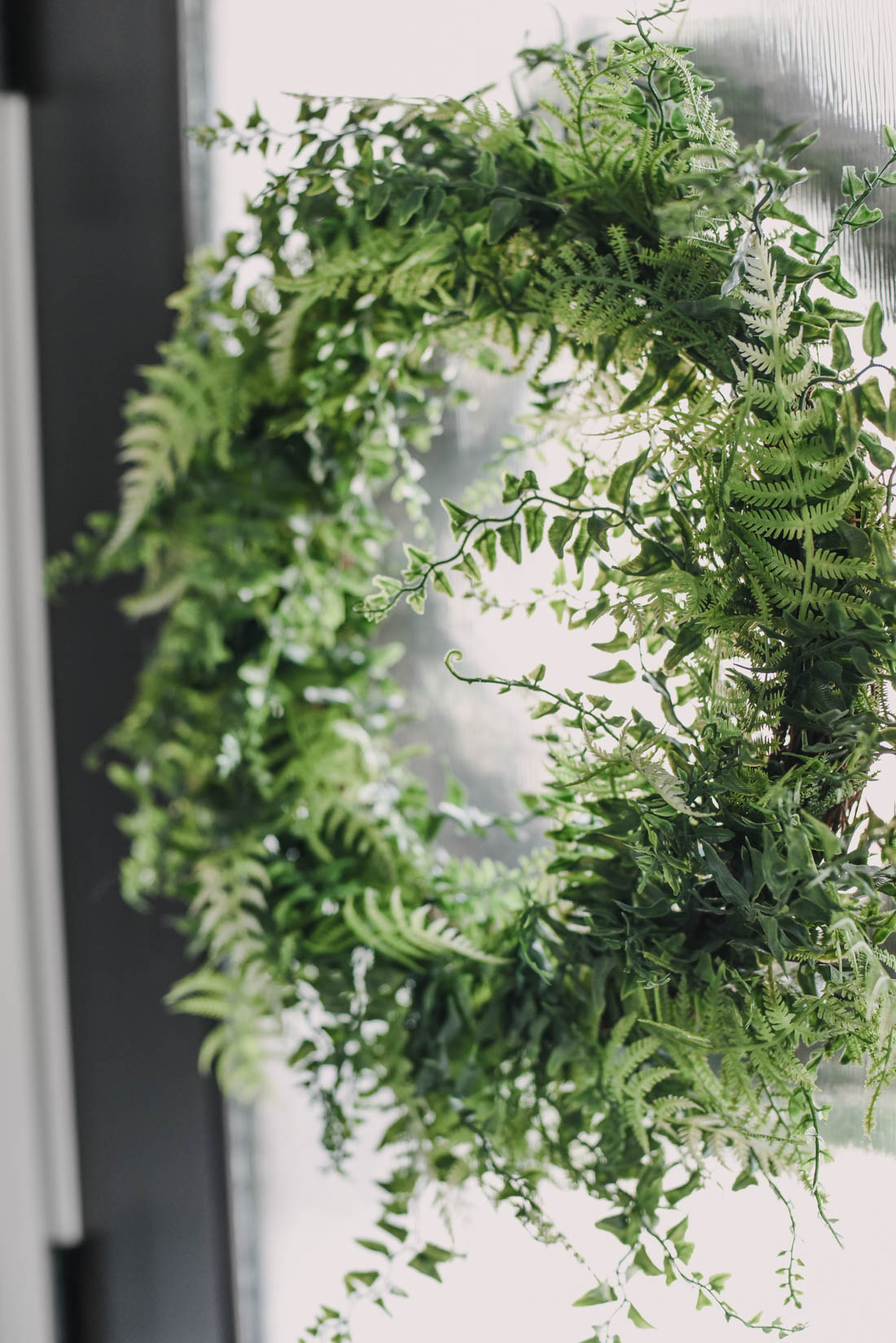 Faux Fern Spring Wreath