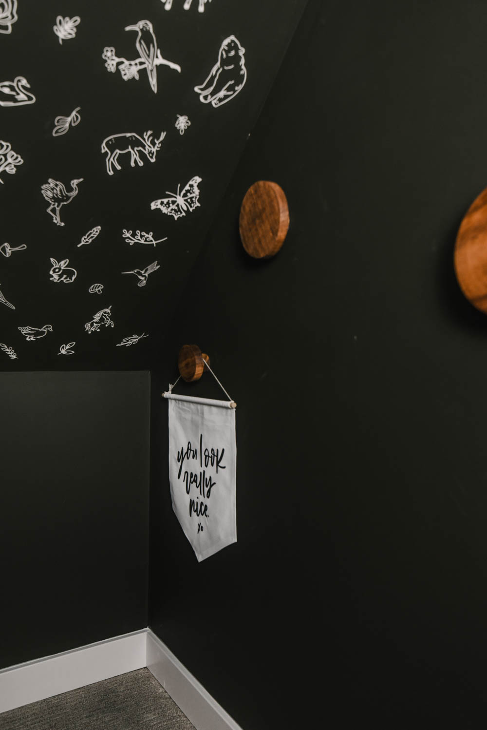 DIY Faux Wallpaper
