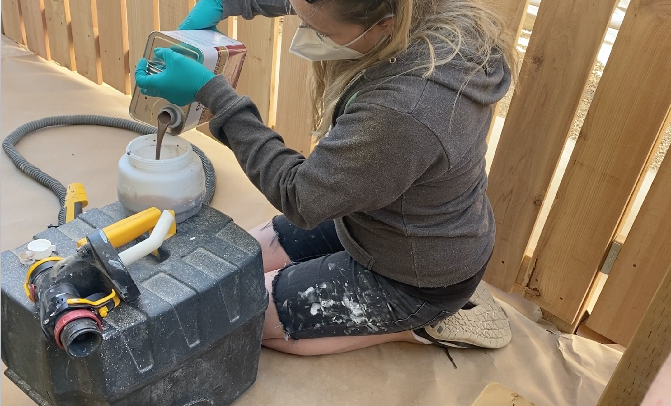 Which stain to use with a sprayer