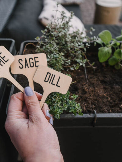 DIY Bamboo Plant Markers