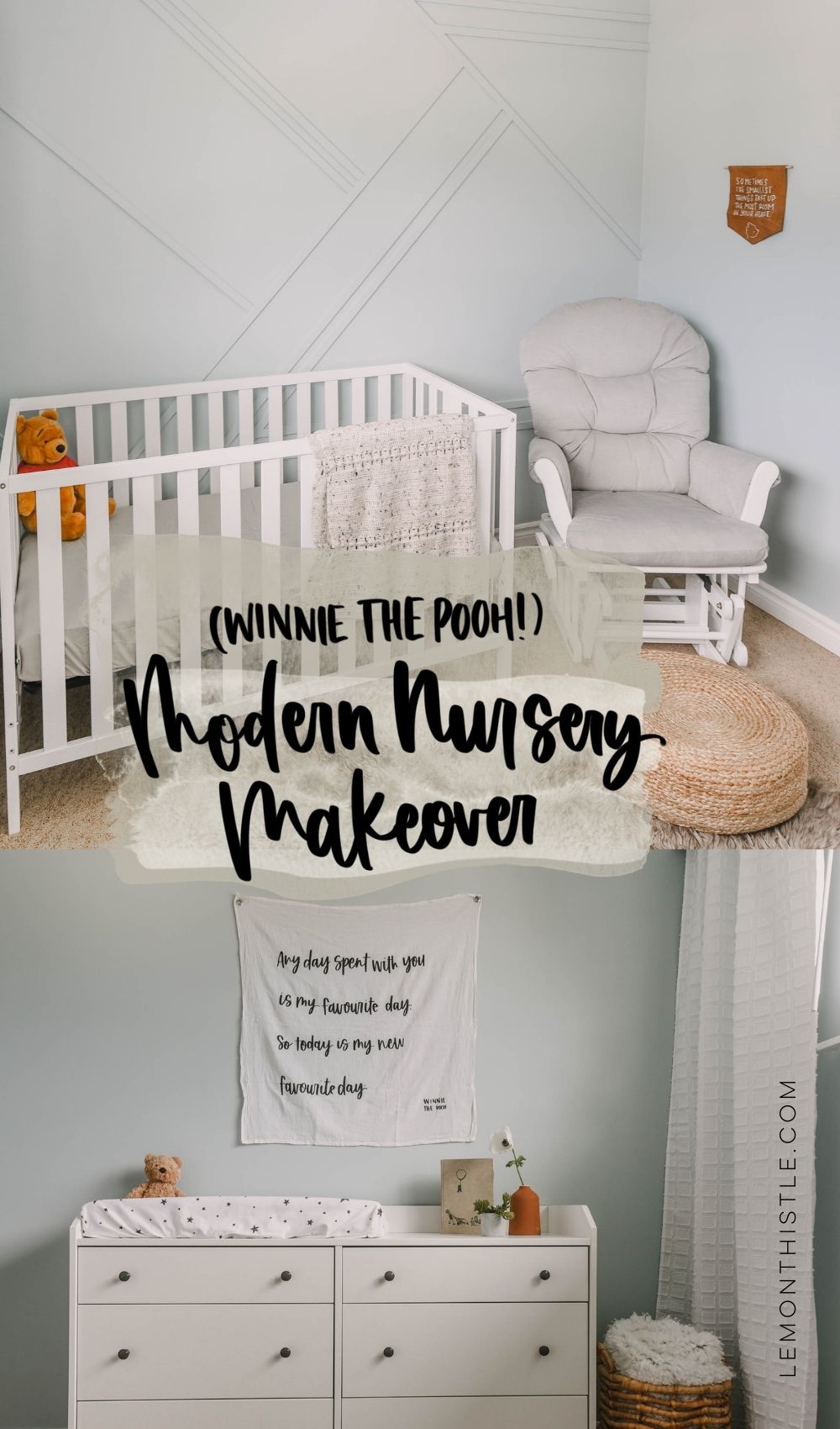 Modern Winnie The Pooh Themed Nursery