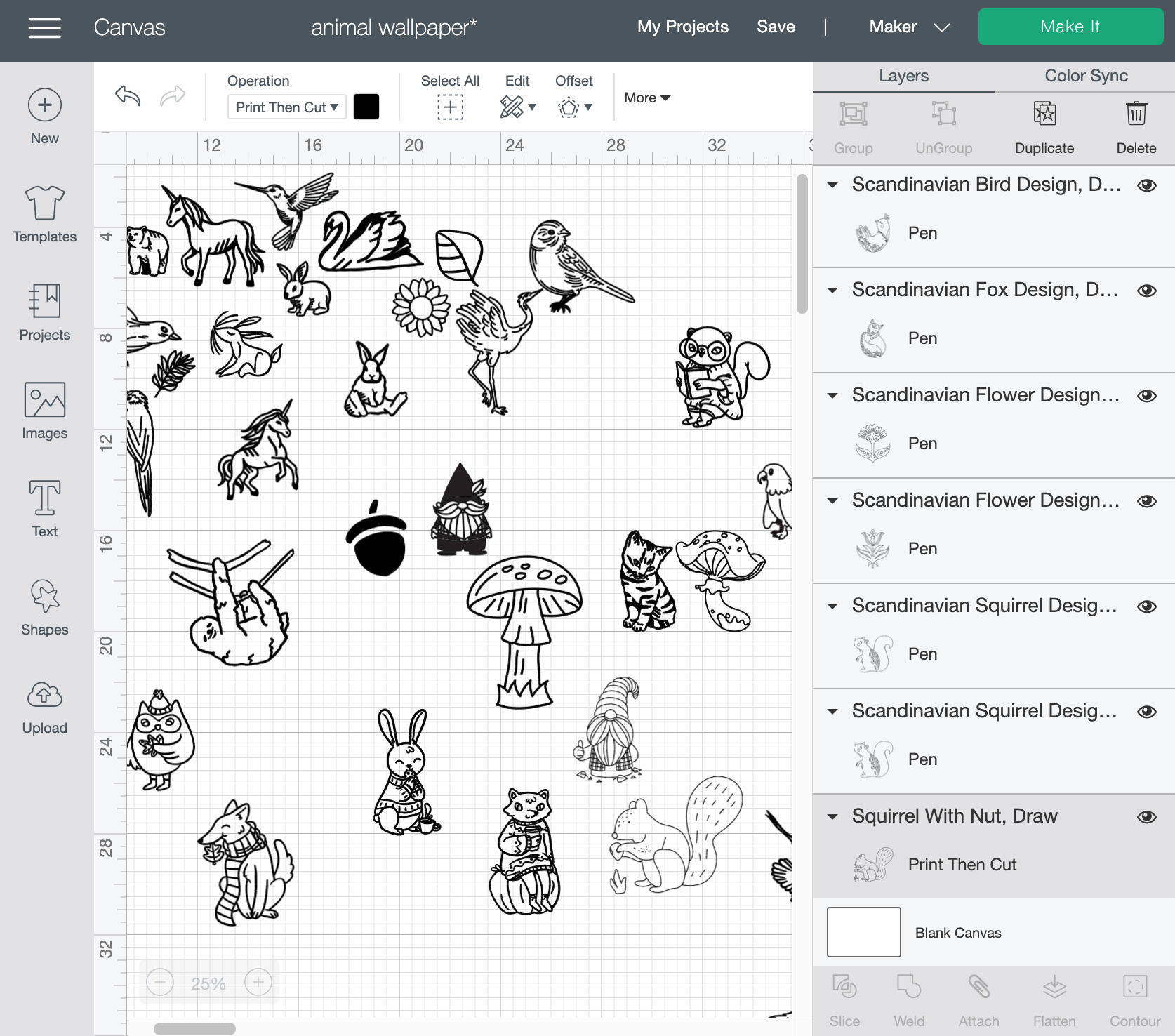 Designing a whimsical kids DIY wallpaper